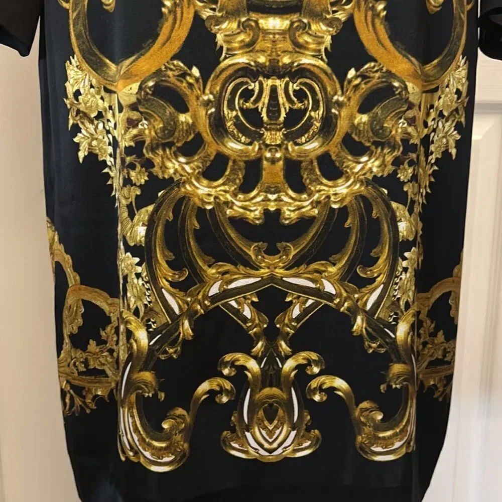 Just Cavalli silk baroque dress. M - Picture 7 of 15